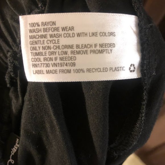 Girls Target brand black Rayon pants - Picture 3 of 3